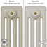 CI-RC-CREAM-002 - Richmond Cream 4 Column Victorian Cast Iron Radiator H813mm x W575mm CI-RC-CREAM-002 - Richmond Cream 4 Column Victorian Cast Iron Radiator H813mm x W575mm